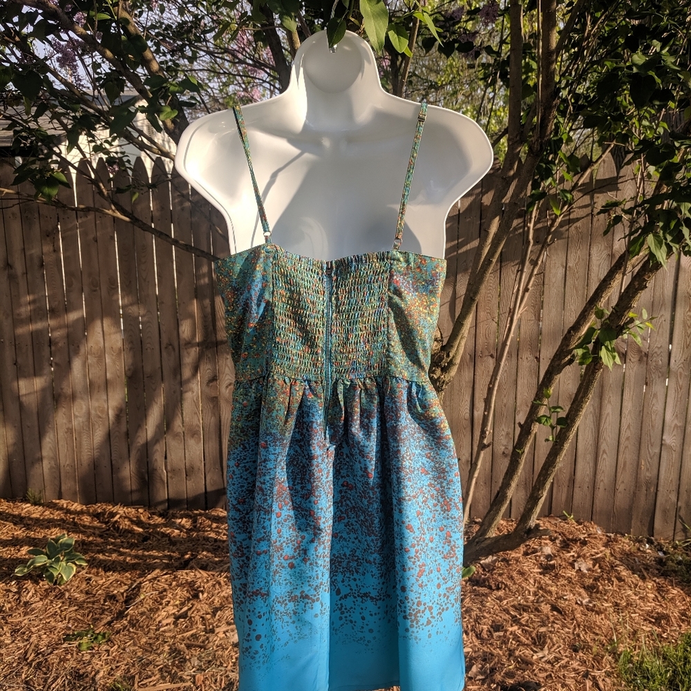 Roxy Shoreline Blue Sundress - Picture 2 of 5